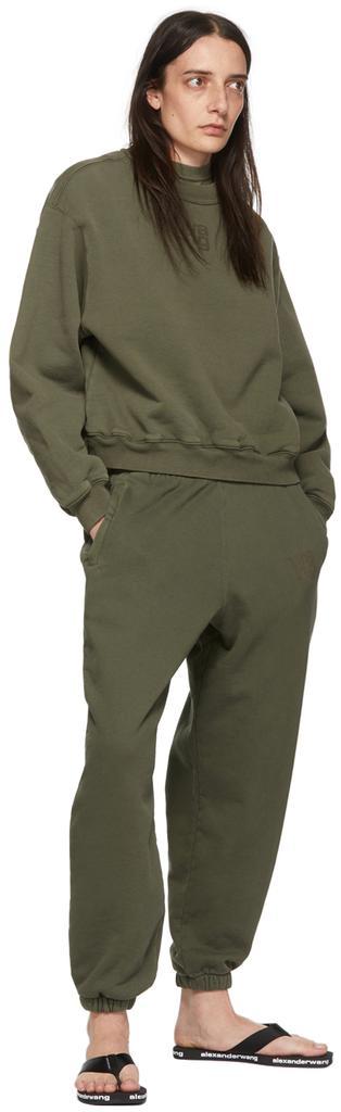 商品Alexander Wang|Green Cotton Lounge Pants,价格¥1458,第6张图片详细描述