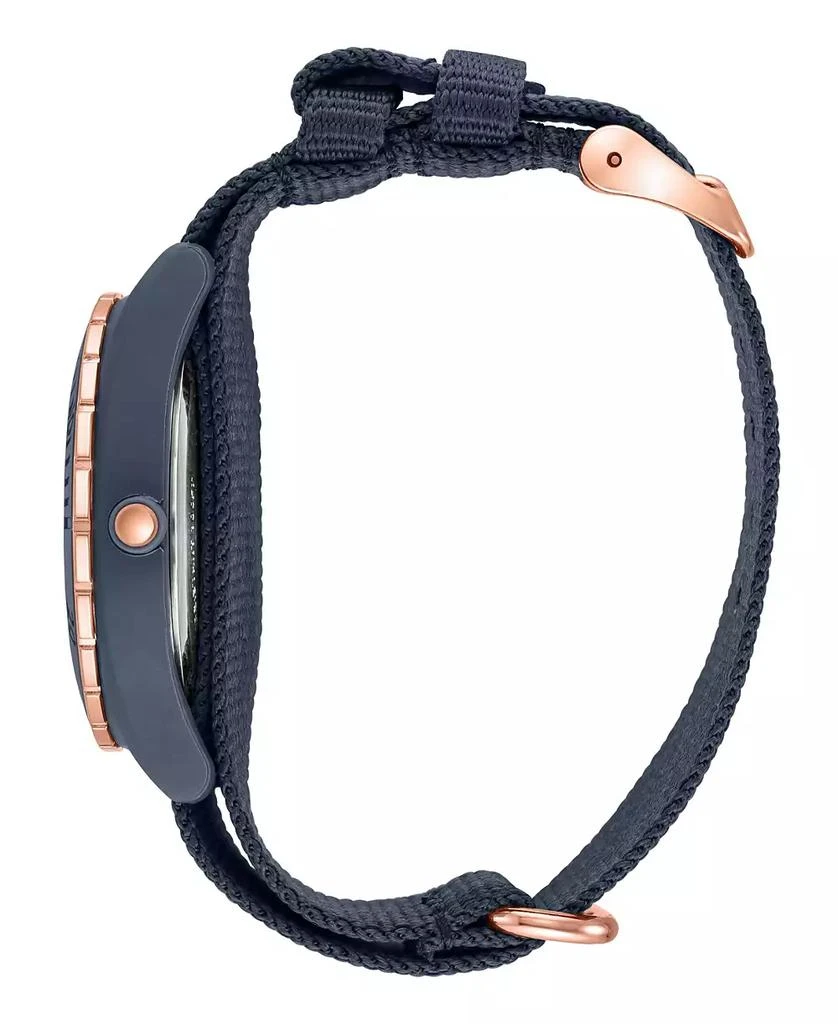 商品Anne Klein|Women's Three-Hand Quartz Navy Oceanwork Plastic Bracelet Watch, 38.5mm,价格¥535,第2张图片详细描述