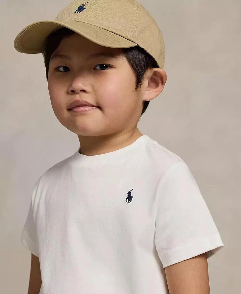 商品Ralph Lauren|Toddler & Little Boys Cotton Cotton Jersey T-Shirt,价格¥158,第2张图片详细描述