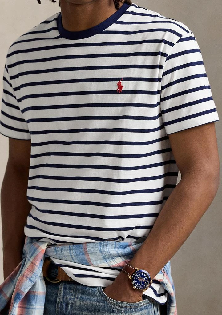 商品Ralph Lauren|Classic Fit Striped Jersey T-Shirt,价格¥206,第3张图片详细描述