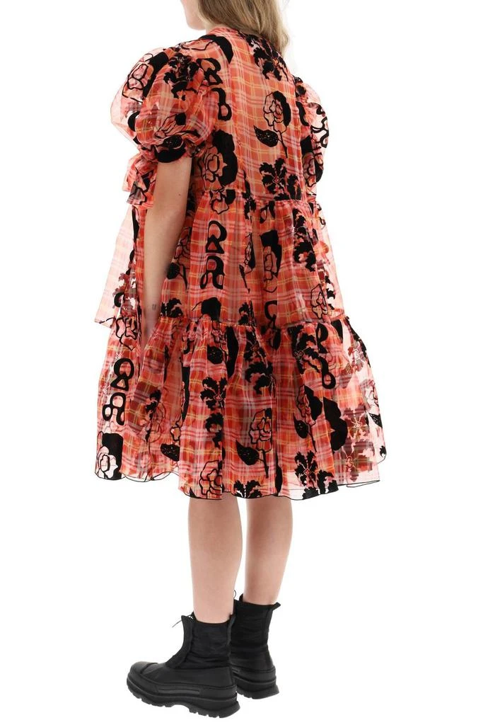 商品CHOPOVA LOWENA|Chopova Lowena Orla Layered Puff Sleeved Tartan Dress,价格¥5915,第3张图片详细描述
