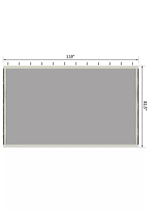 商品belk|10 X 10 Universal Replacement Mesh Sidewall Netting For Patio Gazebos With Zippers Sidewall Only Black,价格¥534,第4张图片详细描述