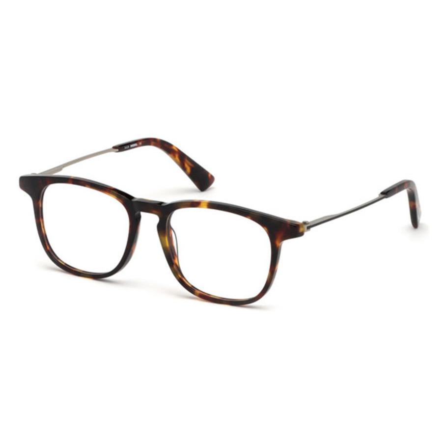 Diesel Mens Tortoise Square Eyeglass Frames DL531305251商品第1张图片规格展示