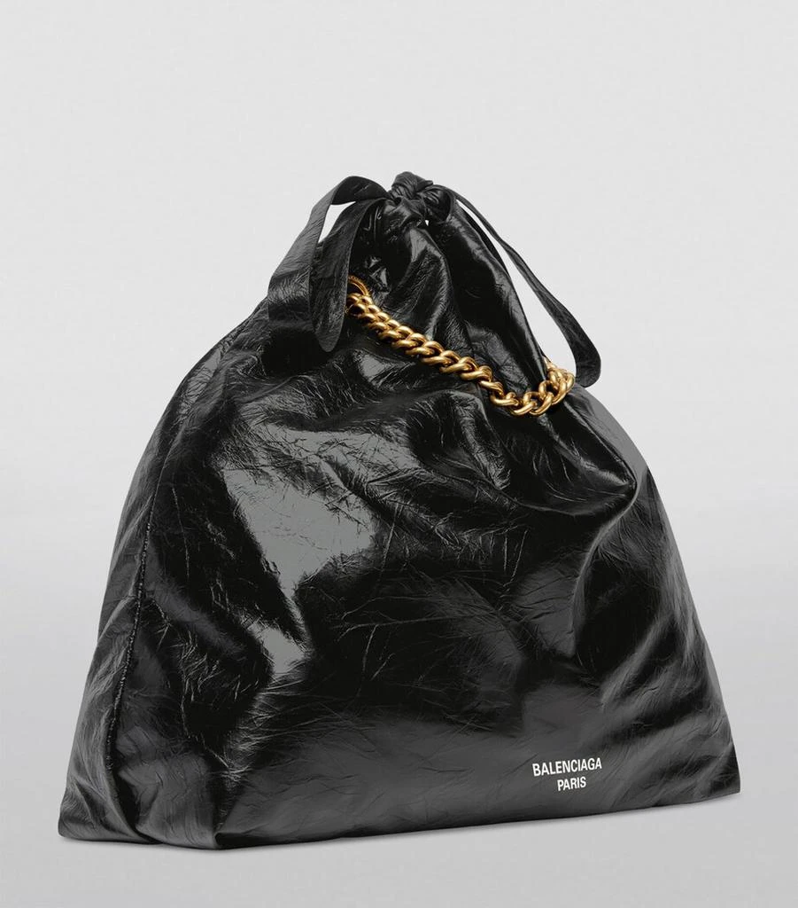 商品Balenciaga|Medium Leather Crush Tote Bag,价格¥21182,第5张图片详细描述