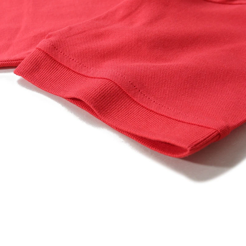 商品[国内直发] Emporio Armani|阿玛尼 SS24 Logo鹰标刺绣短袖Polo衫 男款 红色,价格¥673,第4张图片详细描述