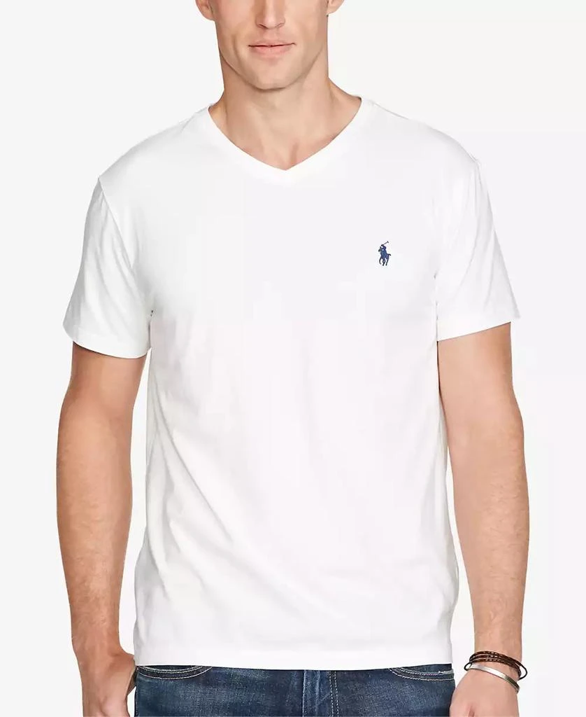 商品Ralph Lauren|Men's Big & Tall Classic Fit V-Neck T-Shirt,价格¥234,第1张图片