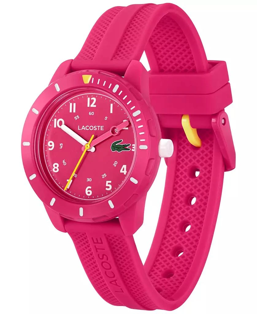 商品Lacoste|Mini Tennis Raspberry Silicone Strap Watch,价格¥636,第2张图片详细描述