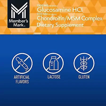 Member’s Mark Glucosamine HCl and Chondroitin/MSM Complex Tablets, 220 ct. 商品