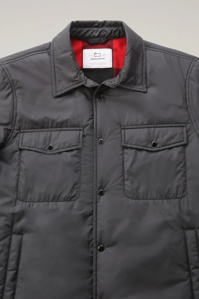 商品Woolrich|Padded Alaskan Microfiber Overshirt - Men - Black,价格¥1662,第2张图片详细描述