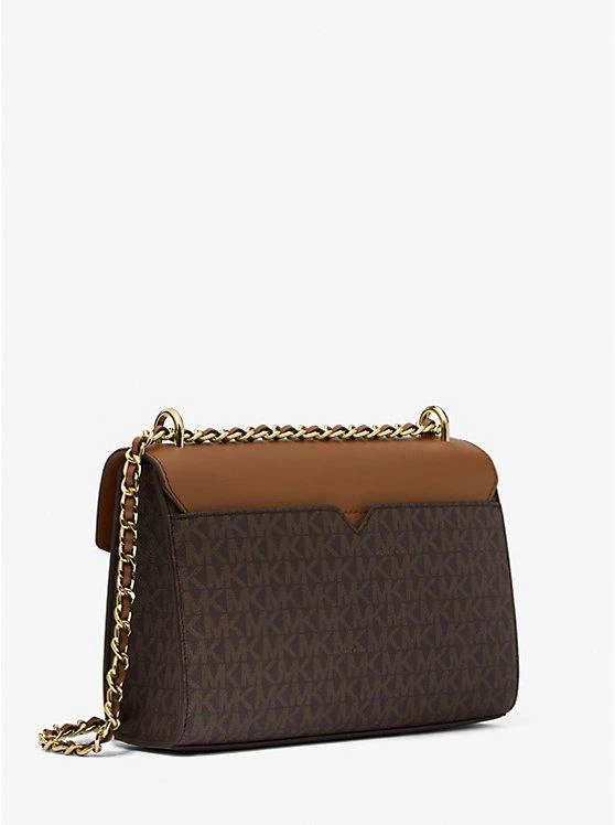 商品Michael Kors|女式 玫瑰中号徽标 人造皮革单肩包,价格¥1190,第3张图片详细描述