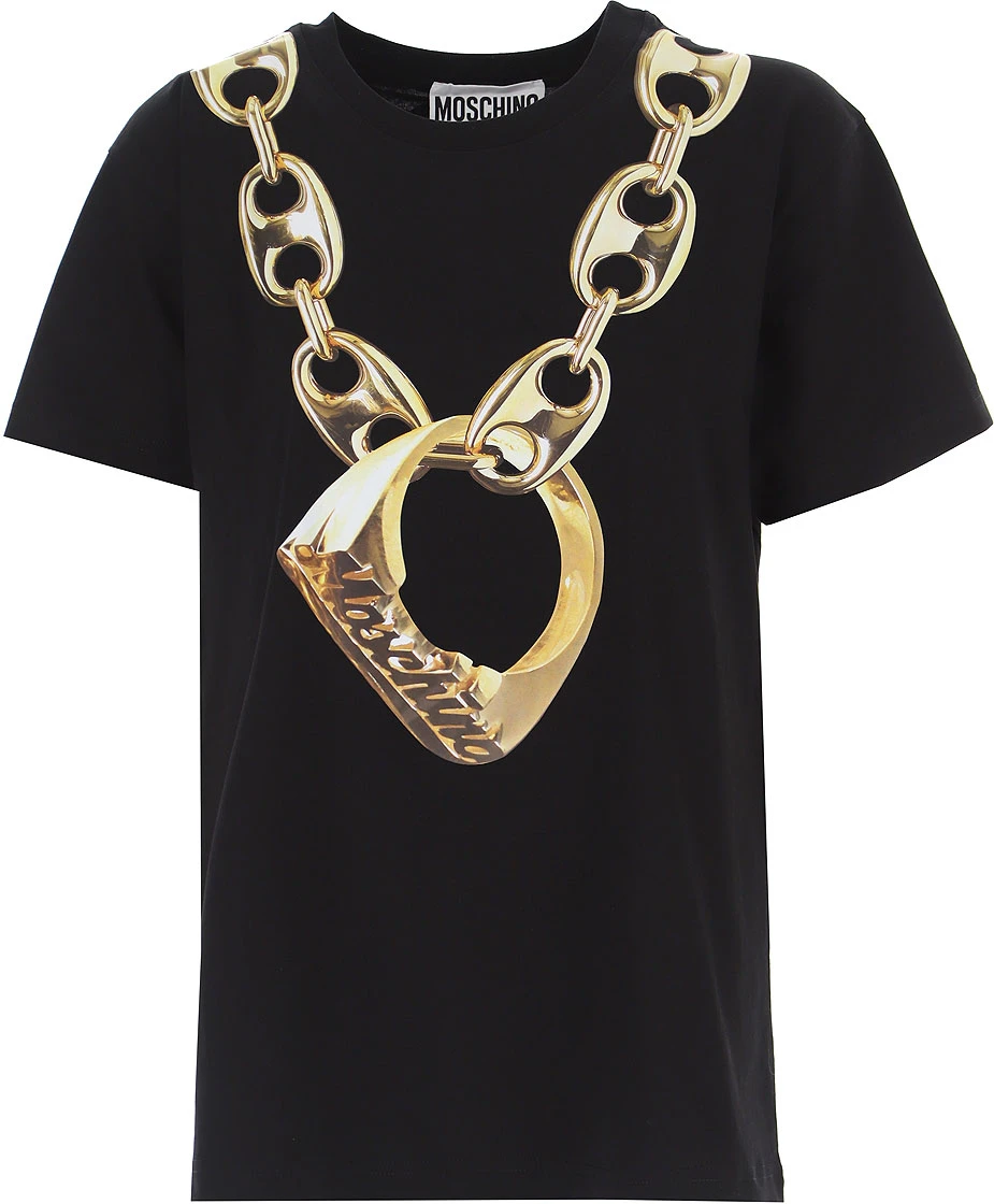 商品Moschino|MOSCHINO 莫斯奇诺 女士T恤 A07135540-1555,价格¥2709,第1张图片