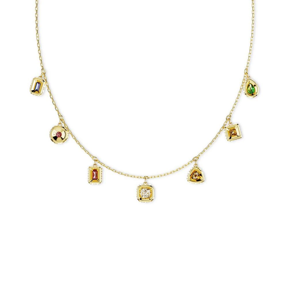 商品Swarovski|Gold-Tone Mixed Crystal Charm Necklace, 15" + 2-3/4" extender,价格¥1469,第4张图片详细描述