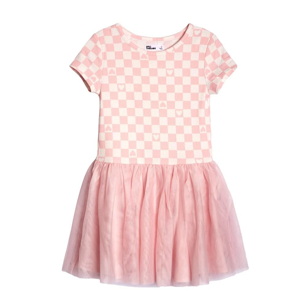 商品Epic Threads|Little Girls Short Sleeve Play Dress, Created For Macy's,价格¥124,第1张图片