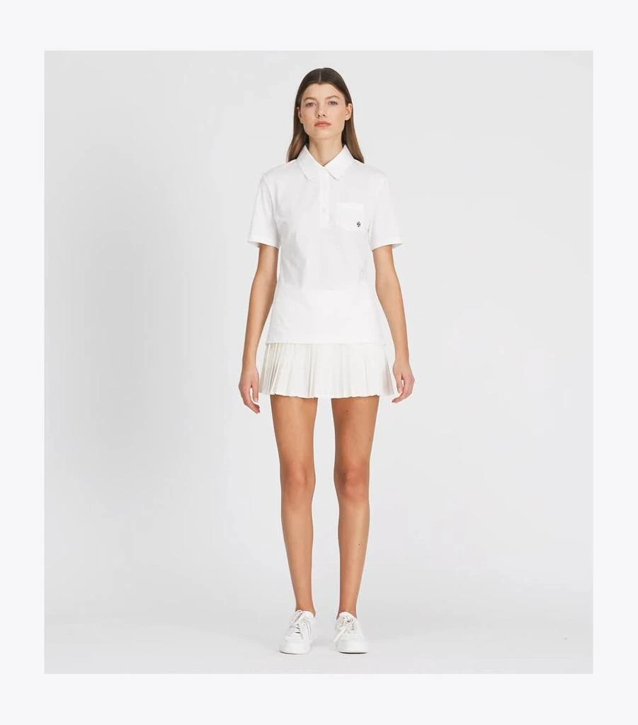 商品Tory Burch|Mercerized Cotton Polo,价格¥744,第4张图片详细描述