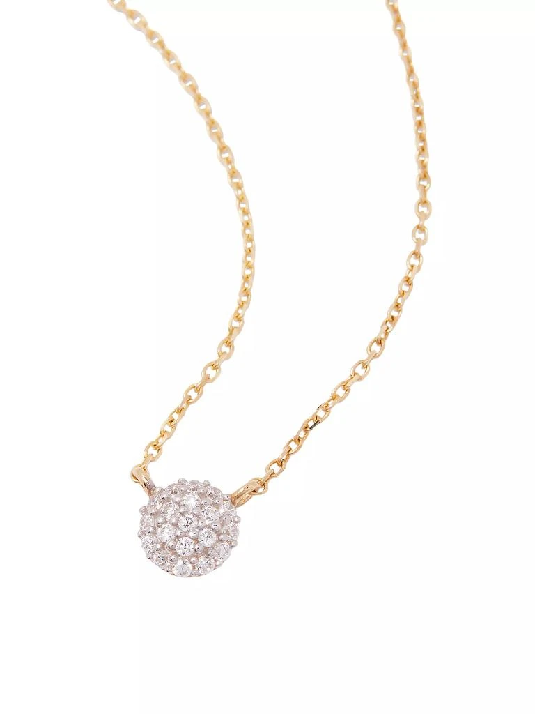 商品brook & york|Marlow 14K Yellow Gold & 0.07 TCW Lab-Grown Diamond Pendant Necklace,价格¥2398,第3张图片详细描述