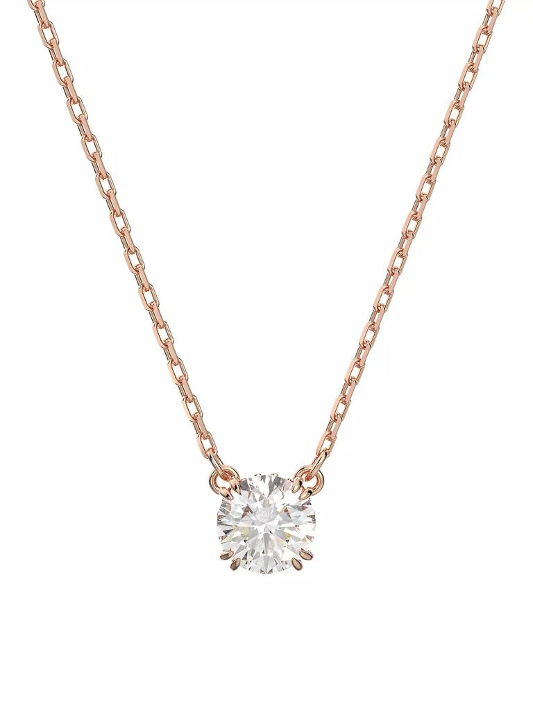 商品Swarovski|Stilla Rose-Goldtone-Plated & Crystal Pendant Necklace,价格¥886,第1张图片