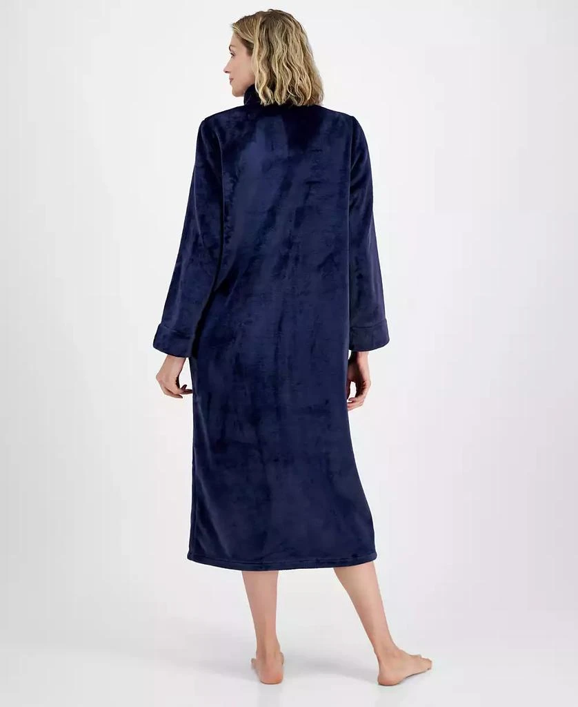 商品Charter Club|Women's Long Plush Zip-Front Robe, Created for Macy's,价格¥242,第2张图片详细描述