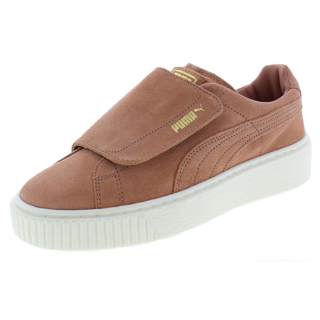 Puma Womens Platform Strap Suede Low Top Casual Shoes商品第1张图片规格展示