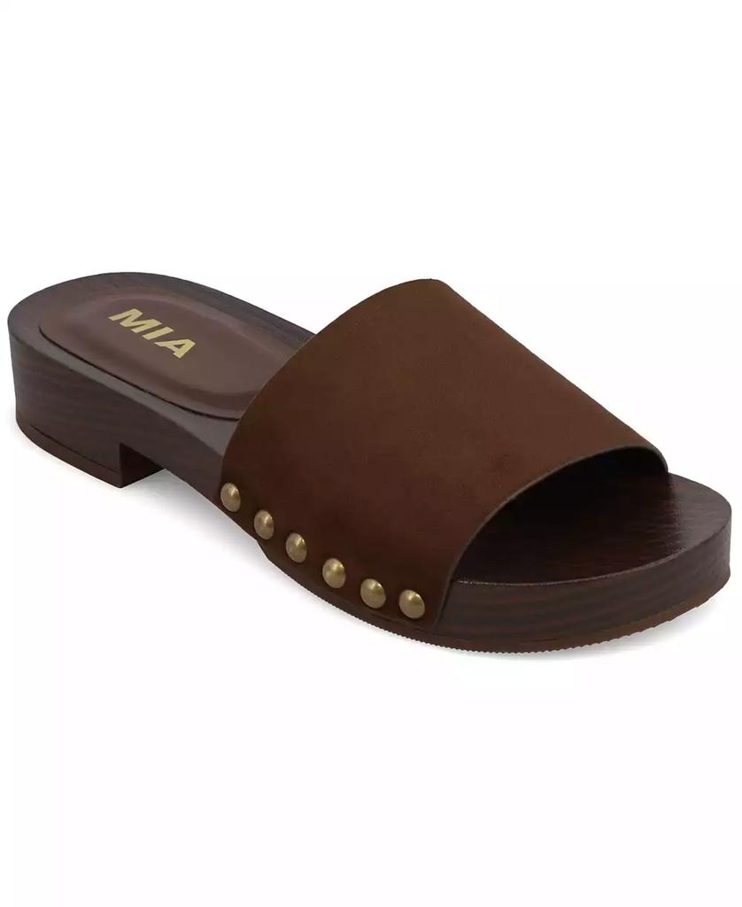 Sandali infradito da donna Lanell con tacco basso e borchie image 2