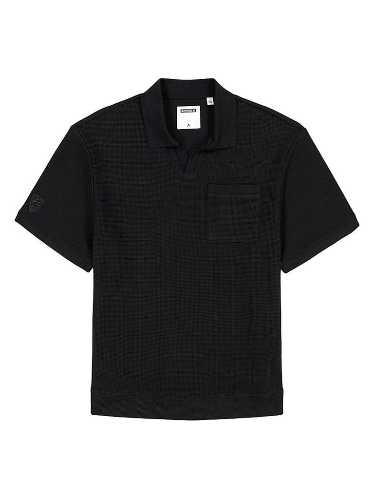 ☆週末sale☆ TFW49 KNIT POLO Shop Tennis Logo Cotton Waffle-Knit Polo Shirt on Sale at