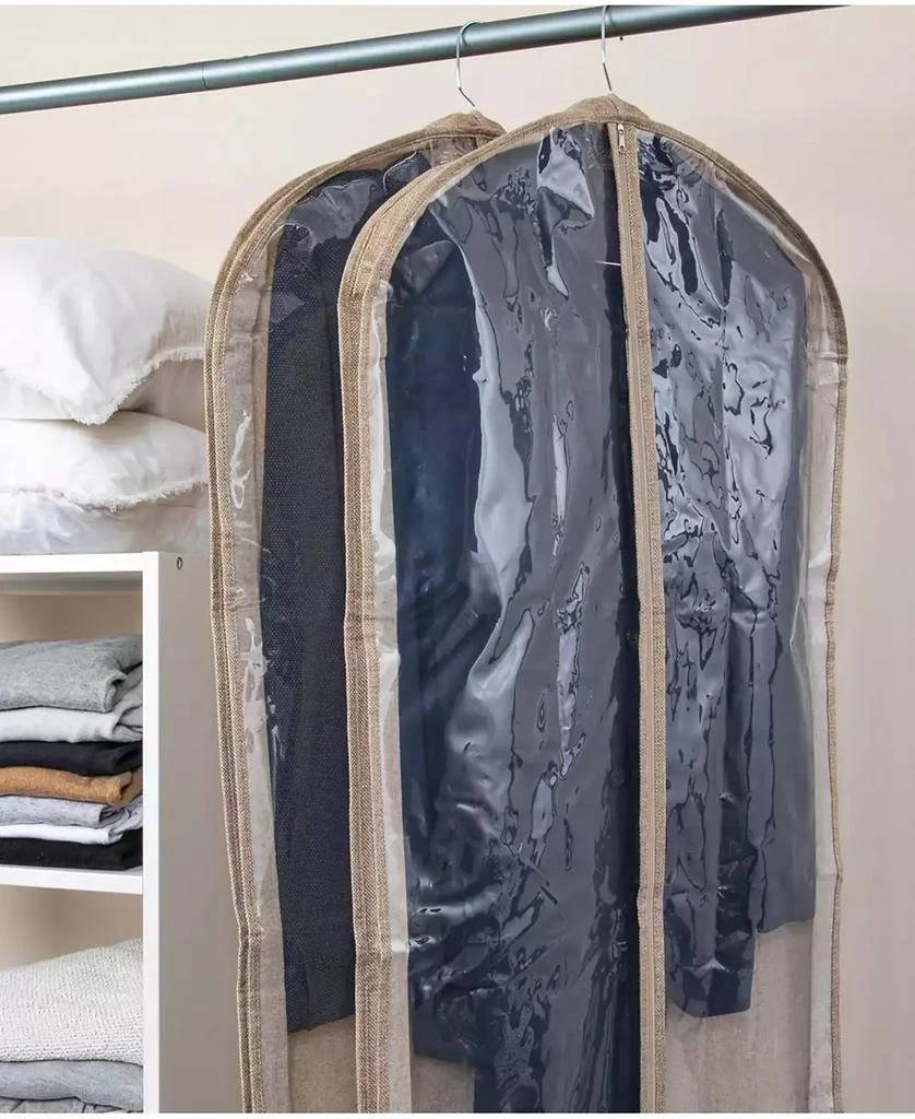 商品Household Essentials|Hanging Zippered Garment Storage Bag with Clear Vision Front, Set of 2,价格¥286,第4张图片详细描述