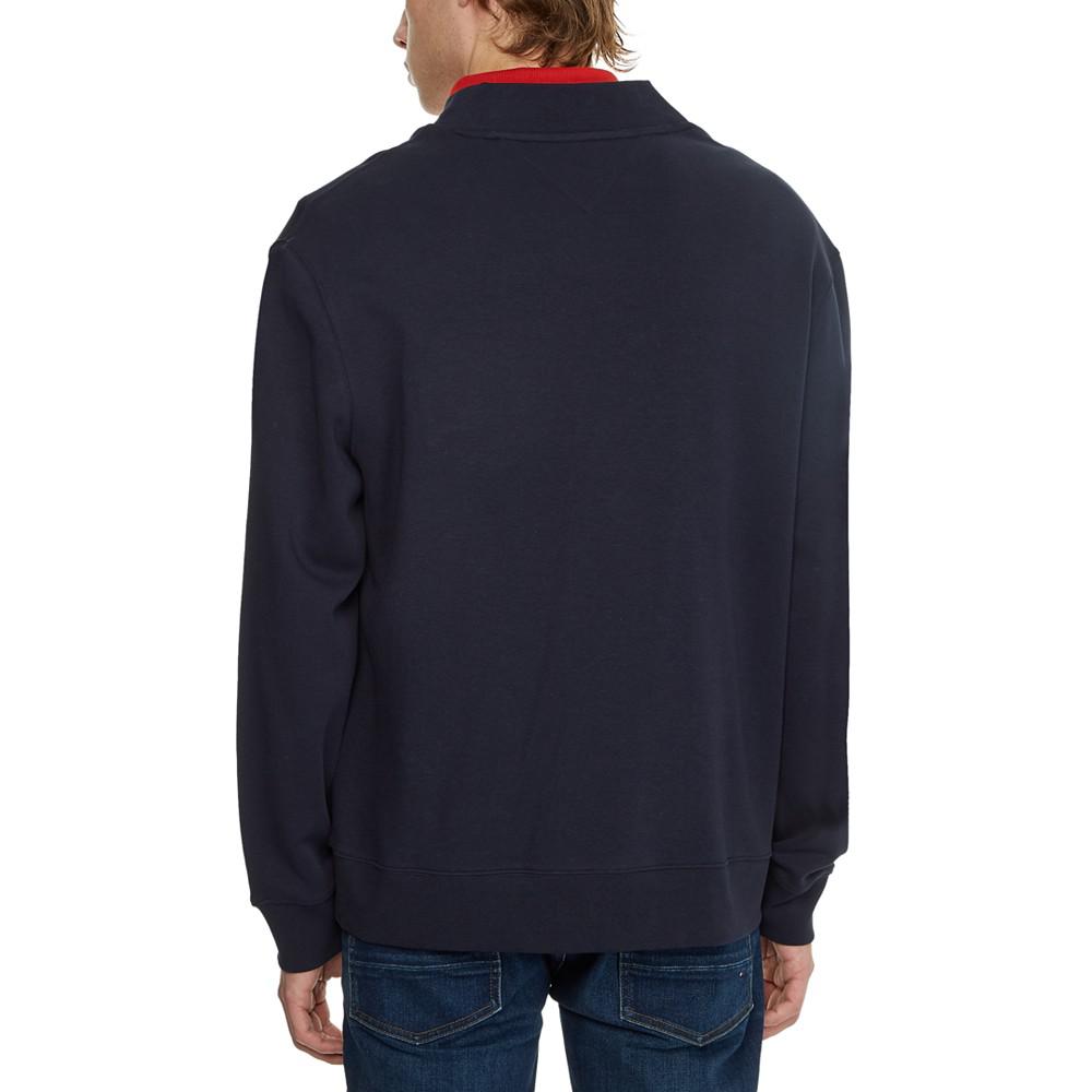 Men's Essential Monogram Cardigan Sweater商品第2张图片规格展示