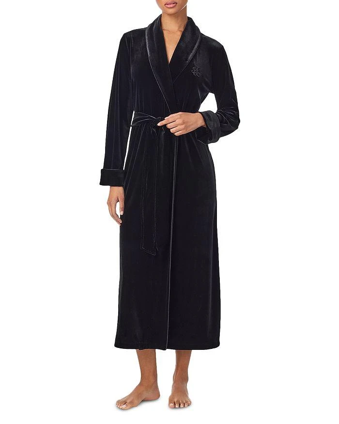 商品Ralph Lauren|Long Sleeve Shawl Collar Long Robe,价格¥618,第1张图片详细描述