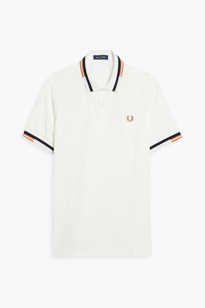 Embroidered cotton-piqué polo shirt商品第1张图片规格展示