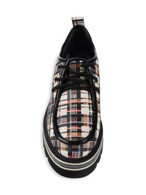 Larow Plaid Platform Sneakers 商品