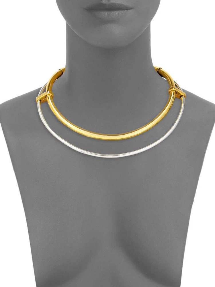 商品Alexander McQueen|Double Row Two-Tone Choker,价格¥3676,第2张图片详细描述