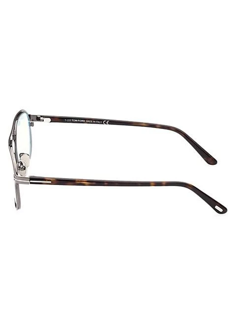 商品Tom Ford|Metal Blue Filter 55MM Navigator Sunglasses,价格¥3472,第4张图片详细描述