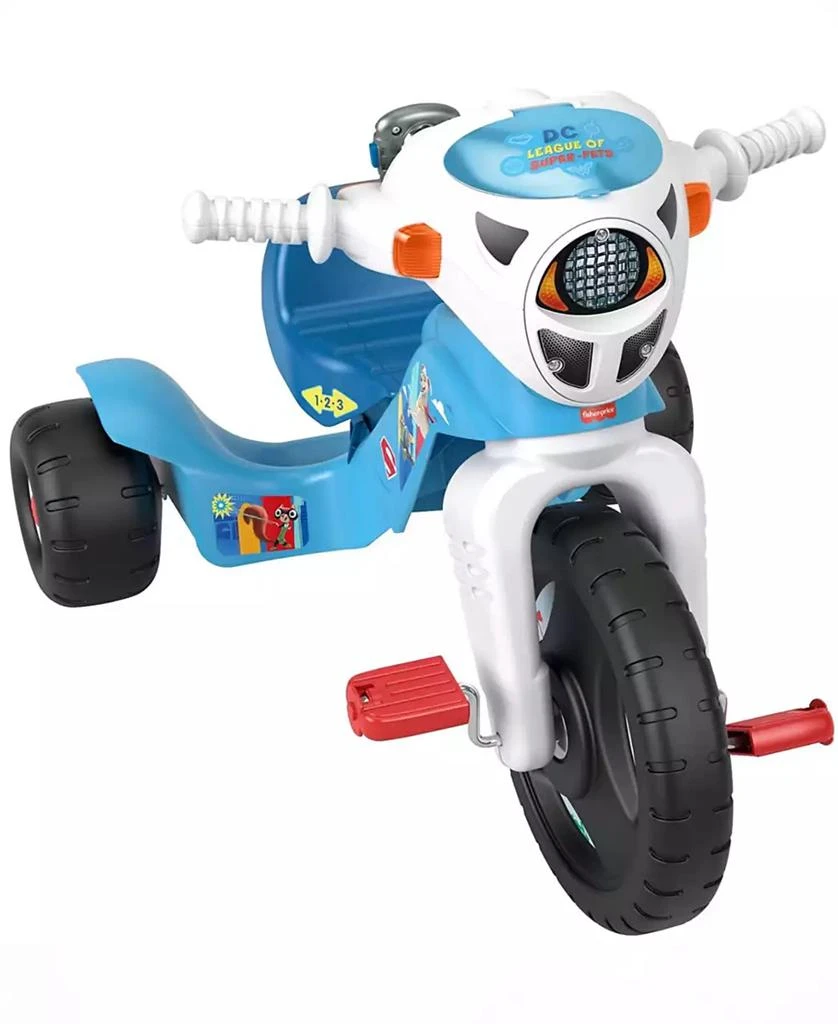 商品Fisher Price|Power Wheels DC League Ride-On 3 Wheeler Trike Bike for Toddlers,价格¥445,第1张图片