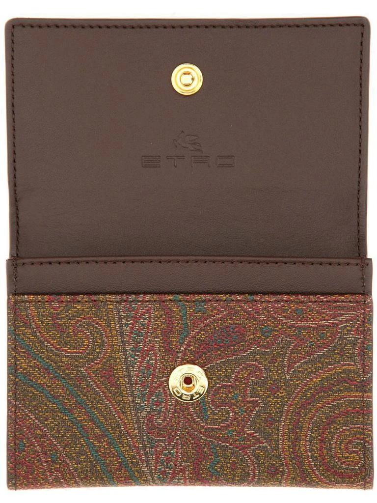 商品ETRO|Etro Paisley Wallet in Brown,价格¥1715,第3张图片详细描述