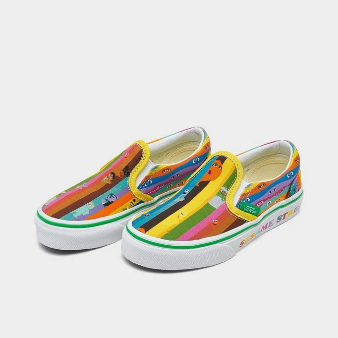 商品Vans|Little Kids' Vans x Sesame Street Classic Slip-On Casual Shoes,价格¥112,第2张图片详细描述