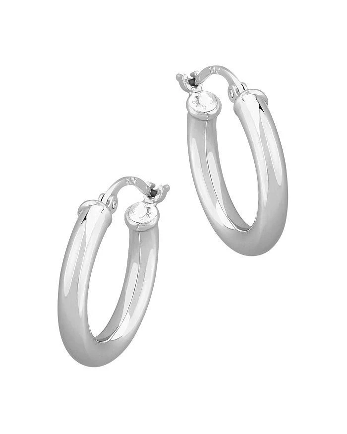商品Bloomingdale's|Small Hoop Earrings in 14K White Gold,价格¥7426,第2张图片详细描述