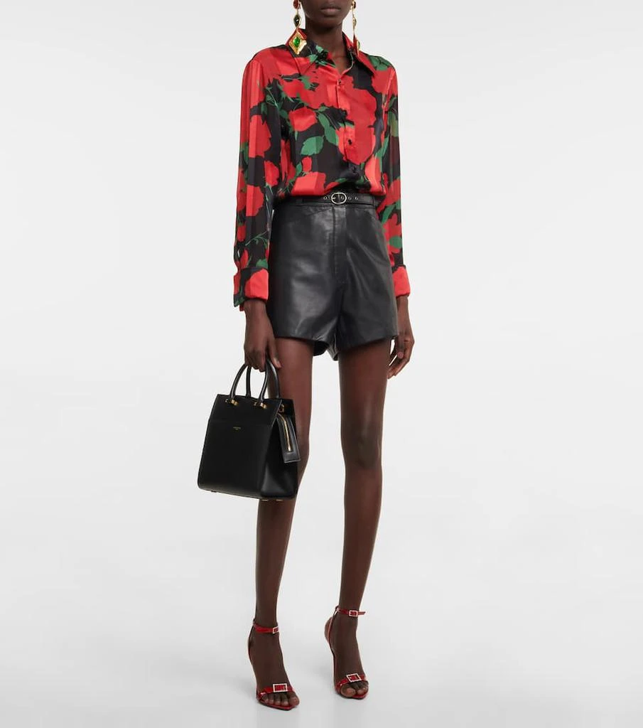 商品Yves Saint Laurent|Uptown S号皮革托特包,价格¥22240,第5张图片详细描述