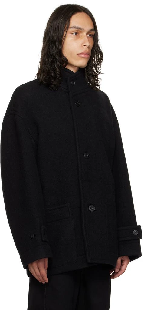 商品Lemaire|Black Boxy Coat,价格¥11036,第2张图片详细描述