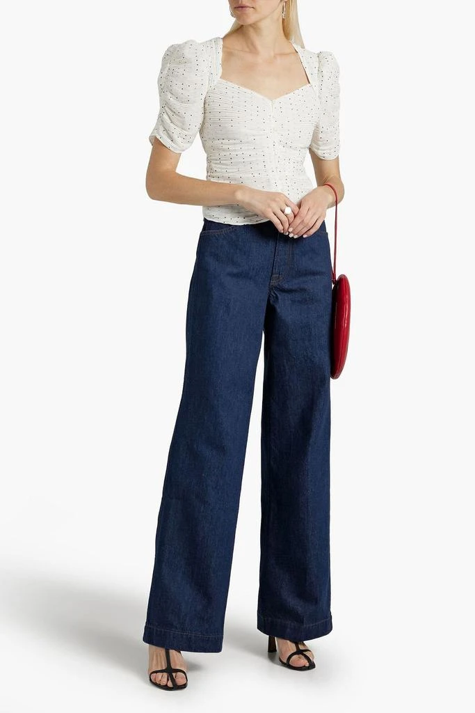 商品FRAME|Le Italien high-rise wide-leg jeans,价格¥1233,第2张图片详细描述