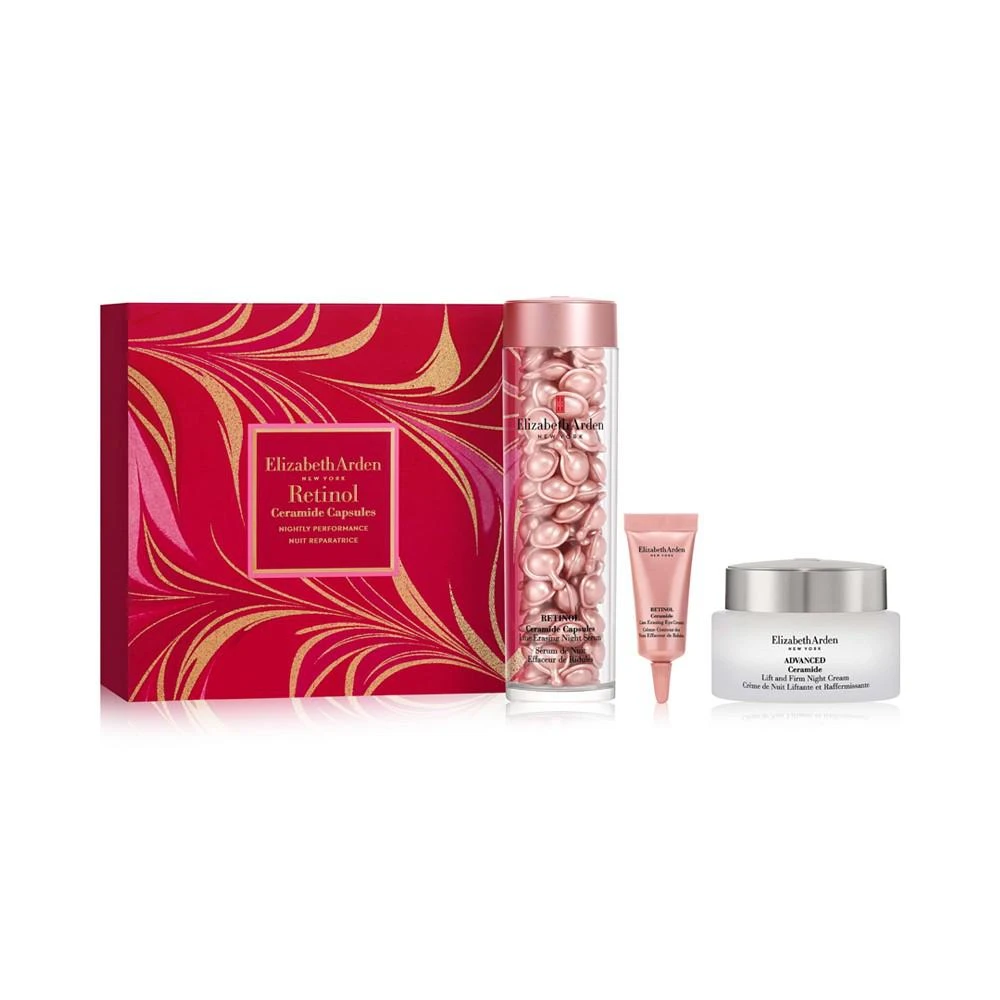 商品Elizabeth Arden|3-Pc. Retinol Ceramide Capsules Nightly Performance Skincare Set,价格¥1139,第1张图片