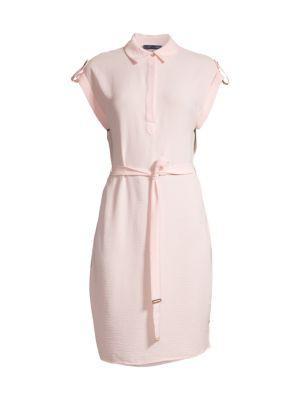 商品Tommy Hilfiger|Belted Crinkle Dress,价格¥215,第5张图片详细描述
