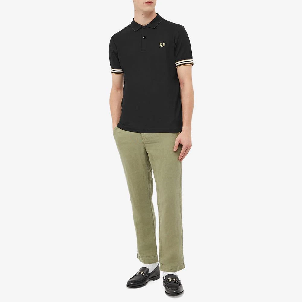 商品Fred Perry|Fred Perry Striped Cuff Polo Shirt,价格¥473,第4张图片详细描述