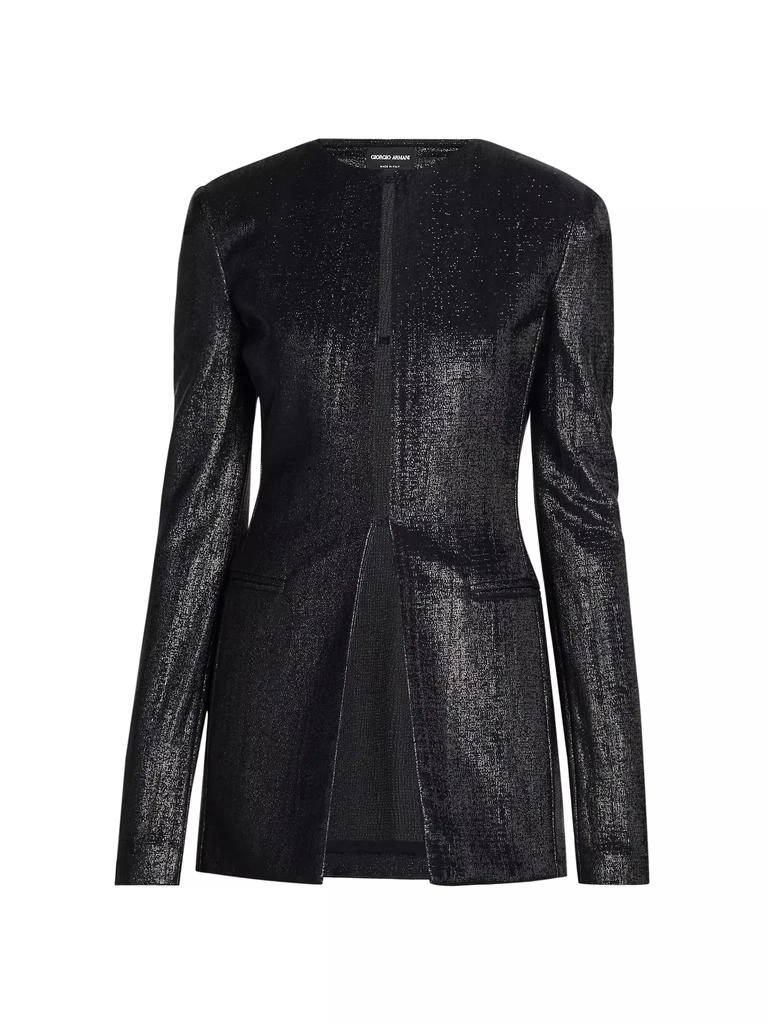 商品Giorgio Armani|Sparkle Round-Neck Jacket,价格¥17218,第1张图片