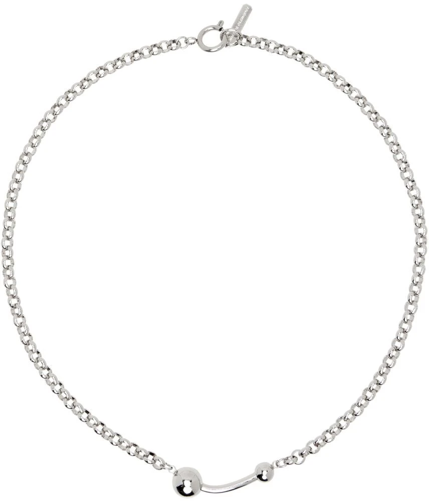 商品Justine Clenquet|Silver Connie Necklace,价格¥586,第1张图片