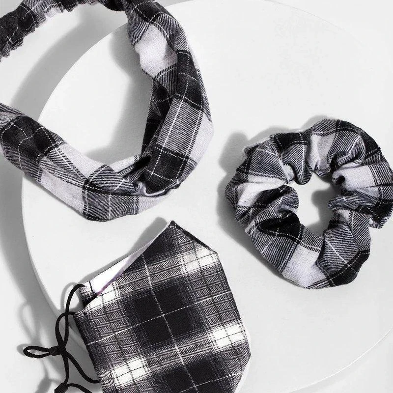 商品Saachi Style|Face Mask, Scrunchie and Headband Set,价格¥218,第1张图片