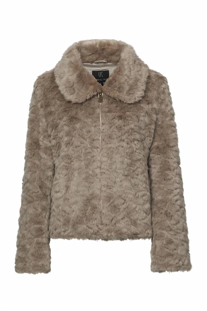 Unreal Fur - Mystique Cropped Jacket Natural商品第1张图片规格展示