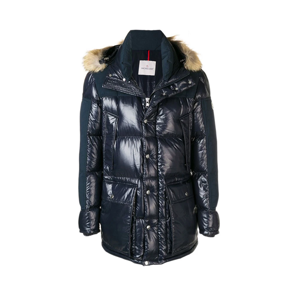 商品[国内直发] Moncler|MONCLER 深蓝色男士棉服 4182325-68950-742,价格¥13736,第1张图片