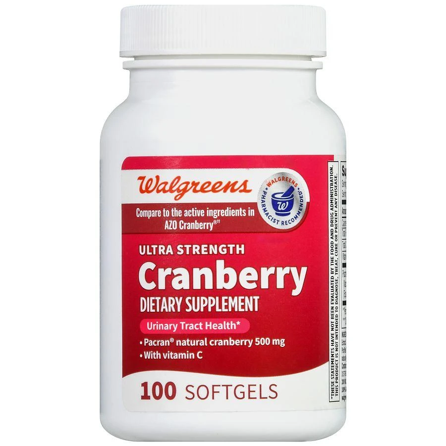 商品Walgreens|Ultra Strength Cranberry Softgels,价格¥127,第2张图片详细描述