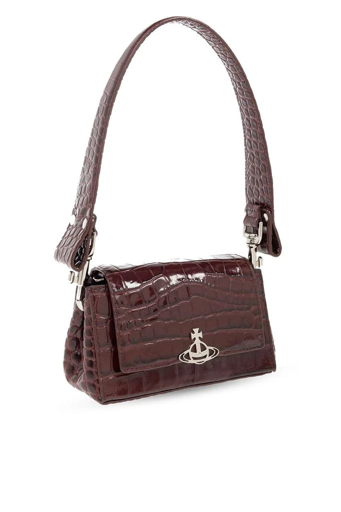 商品Vivienne Westwood|Vivienne Westwood Hazel Orb-Plaque Embossed Shoulder Bag,价格¥2782,第3张图片详细描述