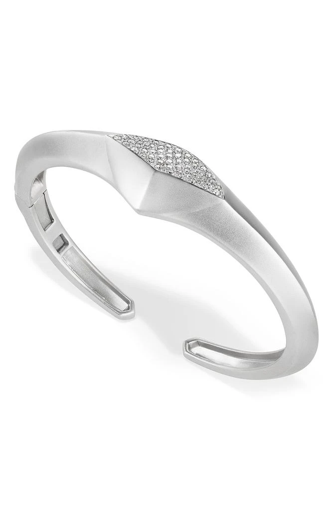 商品Judith Ripka|Iris Diamond Cuff Bracelet,价格¥7552,第1张图片