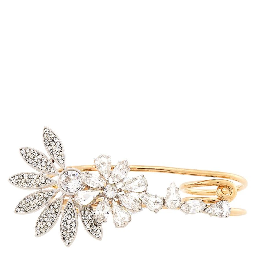 商品Burberry|Rhinestone Flower Adjustable Open Wire Ring,价格¥562,第1张图片